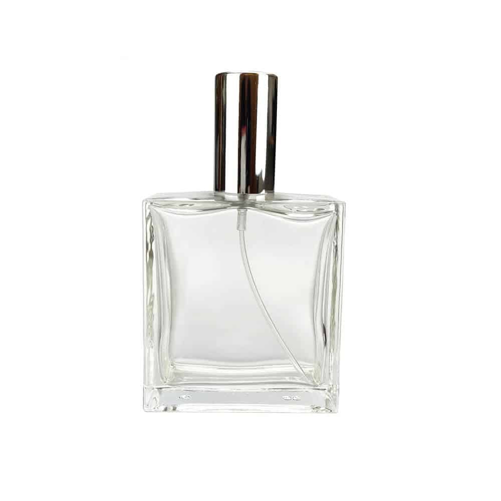 Perfume Bottle Atomizer Translucent Glass Art Refillable For 100ml